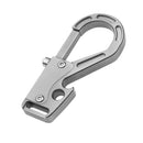Titanium Alloy Keychain Press Multifunctional EDC. Gray single buckle