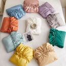 Poem snack Moon Fitted Sheet 100 Cotton Brushed Noble White Fitted Sheet 90*200 * 25cm