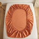 Poem snack Moon Fitted Sheet 100 Cotton Brushed Gentleman Gray Fitted Sheet 200*220 * 25cm