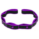 QZE 8-Segment Resistance Band for Adult Fitness Stretch Adult 8-segment elastic band Purple 4X90CM