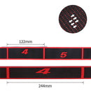 QZE 8-Segment Resistance Band for Adult Fitness Stretch Adult 8-segment elastic band pink 4X90CM