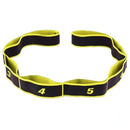 QZE 8-Segment Resistance Band for Adult Fitness Stretch Adult 8-segment elastic band yellow 4X90CM