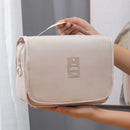 Travel Cosmetic Bag Large Capacity Hanging Storage Pink