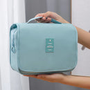 Travel Cosmetic Bag Large Capacity Hanging Storage Pink