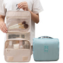 Travel Cosmetic Bag Large Capacity Hanging Storage Pink