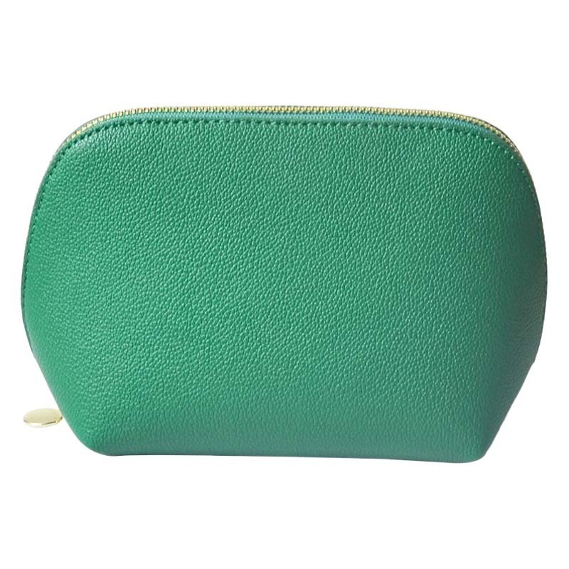 PU Leather Makeup Bag Custom Cube Waterproof Travel. Red