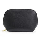 PU Leather Makeup Bag Custom Cube Waterproof Travel. Black