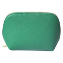 PU Leather Makeup Bag Custom Cube Waterproof Travel. Beige