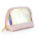 Transparent TPU Cosmetic Bag Waterproof Travel Storage Semicircle bag