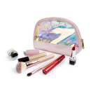 Transparent TPU Cosmetic Bag Waterproof Travel Storage Semicircle bag