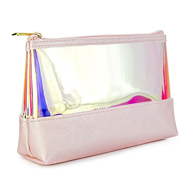 Transparent TPU Cosmetic Bag Waterproof Travel Storage T-shaped bag