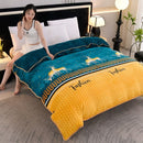 Milk Velvet Quilt Cover Double Sided Fleece A deer has you 150x200cm