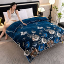 Milk Velvet Quilt Cover Double Sided Fleece Flower field dream 150x200cm