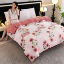 Milk Velvet Quilt Cover Double Sided Fleece Daisy 150x200cm