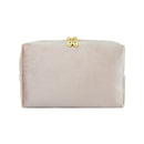 Dajia Velvet Makeup Bag Cube Travel Storage Light pink 18*11*7.5cm