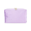 Dajia Velvet Makeup Bag Cube Travel Storage Light purple 18*11*7.5cm
