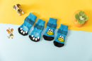 Foot art mouse Pet Socks Cartoon Anti Slip Big mouth duck M [recommended foot width: approximately 4 cm] 2.5-6kg net weight