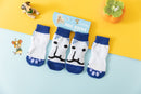 Foot art mouse Pet Socks Cartoon Anti Slip Blue Beard S [recommended foot width is about 3.3] 2.5kg within