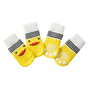 Foot art mouse Pet Socks Cartoon Anti Slip Pink Crown S [recommended foot width is about 3.3] 2.5kg within
