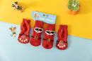 Foot art mouse Pet Socks Cartoon Anti Slip Red Santa Claus Xl-super large [recommended within 5.5] 11-16kg within