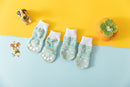 Foot art mouse Pet Socks Cartoon Anti Slip Water Green Ripple Xl-super large [recommended within 5.5] 11-16kg within