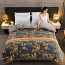 Milk Velvet Quilt Cover Double Sided Fleece Branch man 200X230cm