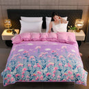 Milk Velvet Quilt Cover Double Sided Fleece Clover 180x220cm