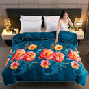 Milk Velvet Quilt Cover Double Sided Fleece Floating dreams of flowers 180x220cm