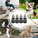 Rubber Dog Shoes Waterproof Anti Slip Red bear shoes L large size comes with 4 straps. recommendations [ 4-8kg ] shoe width 5.5cm
