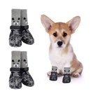 Rubber Dog Shoes Waterproof Anti Slip Blue bear shoes S small size comes with 4 straps. it is recommended that the shoe width is 3cm within 1.5kg