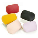 PU Leather Makeup Bag Custom Cube Waterproof Travel. Phantom gray