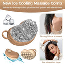 Ice Compress Scalp Massager Brush, Cold Therapy Head Massager for Migraine Relief & Hair Care, Reusable Promotes Hair Growth & Scalp Care Massage Tool