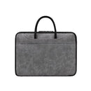 14 Inch PU Leather Laptop Bag, Portable Waterproof Laptop Case, Full Opening and Closing Sleeve Handbag, Briefcase for MacBook Air, Ipad, Business Travel