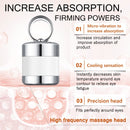 Microcurrent Eye Cream,Under Eye Cream for Dark Circles,Puffiness and Wrinkles, Hyaluronic Acid + Peptide+ Caffeine Eye Cream Anti Aging,Hydrating Eye Care,Gentle Vibration