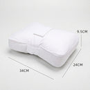 Sleeping Knee Pillow with Adjustable Strap – Contoured Leg Pillow for Side Sleepers, Pregnant Women, and Neck Support, Breathable Fabric Cover with Shredded Memory Foam Fill, White and Light Gray Options (White)