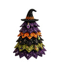 Spooky DIY Felt Halloween Tree Kit – Create a Whimsical Holiday Centerpiece with Pre-Cut Fabric, Plush Fill, and Adorable Ghostly Charms for Mantel, Desk, or Shelf Décor. (Witch Hat)
