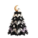 Spooky DIY Felt Halloween Tree Kit – Create a Whimsical Holiday Centerpiece with Pre-Cut Fabric, Plush Fill, and Adorable Ghostly Charms for Mantel, Desk, or Shelf Décor. (Ghost & Moon)
