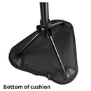 Adjustable Portable Folding Stool with Aluminum Alloy Telescopic Legs for Outdoor Camping, Fishing, Hiking, and Beach Lounging – Compact Tripod Seat with Slope Mode, Carry Bag Included (Black)