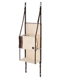 Space-Saving Over-the-Door Cat Hammock with Three Cozy Tiers, Breathable Mesh Lounges, and Sturdy Metal Frame for Multi-Cat Households, Perfect for Indoor Play and Rest Without Floor Footprint. (Beige)