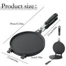 Aluminum Alloy Crepe Maker, Non-Stick Multi-Use Egg & Waffle Maker, Compact Lightweight Breakfast Machine with Even Heat Distribution, Easy Storage Kitchen Appliance