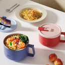 1500ml 304 Stainless Steel Insulated Ramen Bowl with Handles, 2026 Noodle Soup Cooker for Dorm & Home