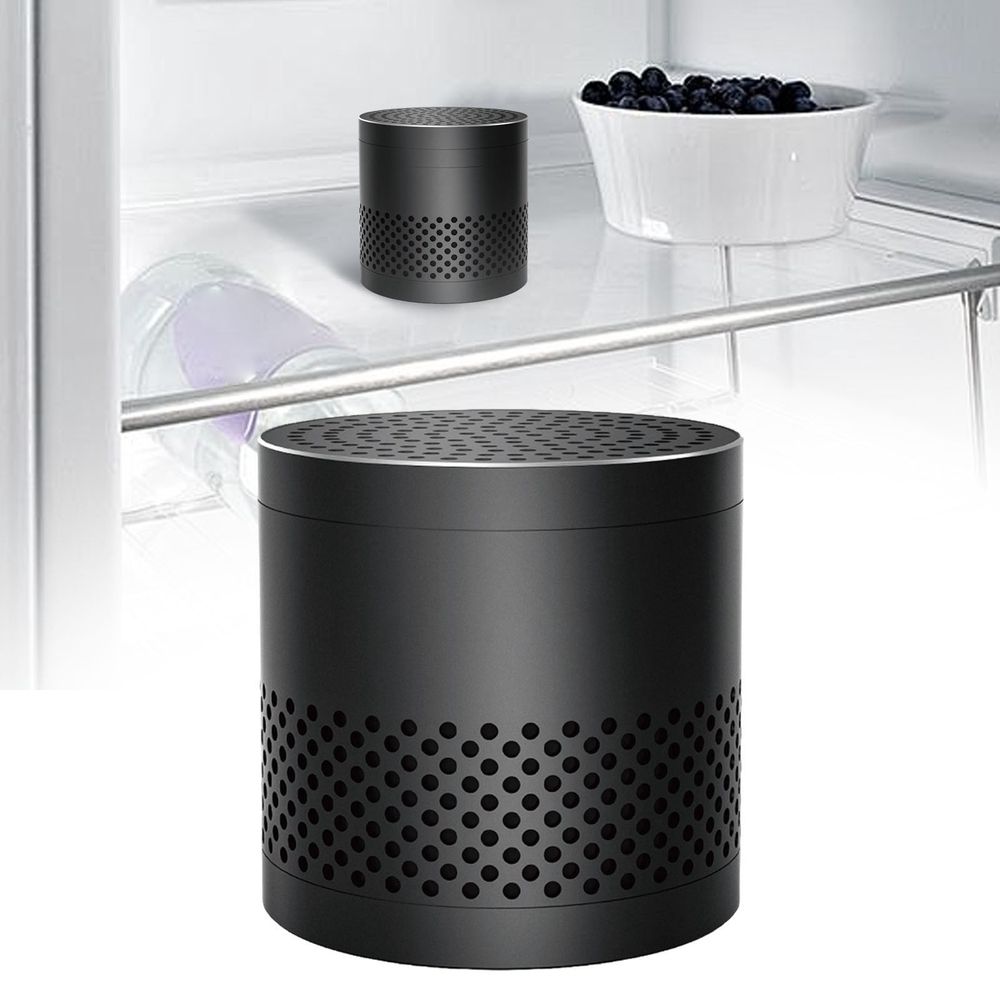 Fridge Deodorizer, NonScents Lasts for 10 Years Refrigerator Deodorizer, Odor Eliminator for Fridge & Freezer, More Effective, Black