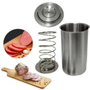 Food-Grade Stainless Steel Ham Meat Maker, Homemade Press Tool for Sandwiches, Deli Meat & Kitchen Cooking