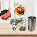 Food-Grade Stainless Steel Ham Meat Maker, Homemade Press Tool for Sandwiches, Deli Meat & Kitchen Cooking