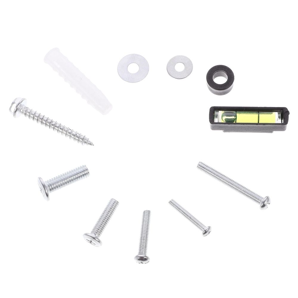 Parvistic Universal TV Mounting Kit with Iron Screws and Essential Accessories for TV Installation