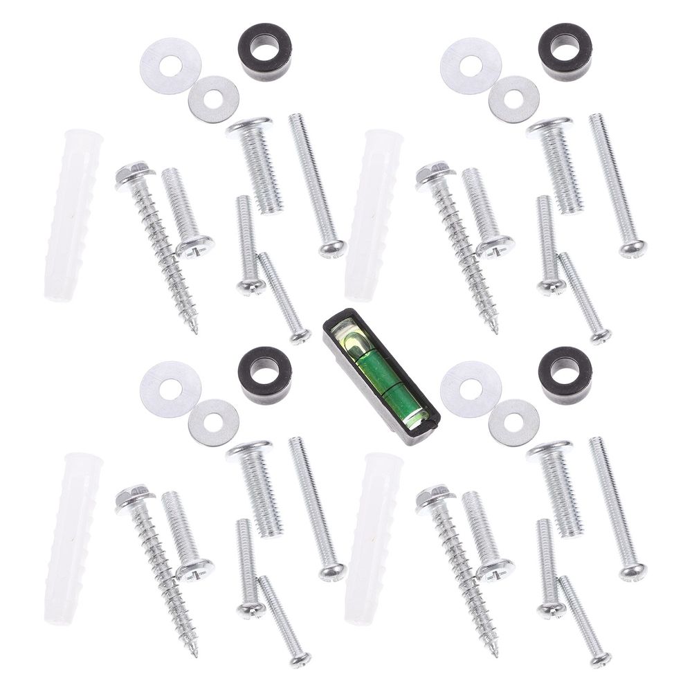 Parvistic Universal TV Mounting Kit with Iron Screws and Essential Accessories for TV Installation