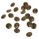 20Pcs Retro Style Metal Sewing Buttons for Craft Enthusiasts Diy Projects