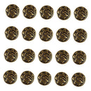 20Pcs Retro Style Metal Sewing Buttons for Craft Enthusiasts Diy Projects