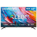 SKYWORTH Q5600H 40''-QLED+ Smart Google TV, FHD, HDR10 HLG, Find-My Remote, Dolby Audio, Screen Casting, Bezel Less Design, Voice Control
