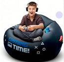 Inflatable Gaming Chair for Kids & Teens with Cup Holders and Side Pocket - This Air Gaming Bean Bag Chairs for kids is The Perfect Furniture for Gamer Room Decor - Perfect Gaming Stuff for boys 4-12